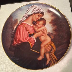 VTG 1979 "RENAISSANCE " Timeless Moments Series by Clarence Thorpe 10-1/8” Plate